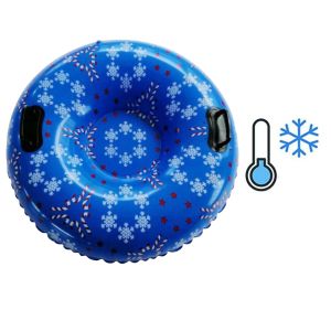 Tube de neige gonflable robuste avec poignée renforcée PVC Sled Winter Sliigh Ski Circle Pool Raft Float pour les tout-petits