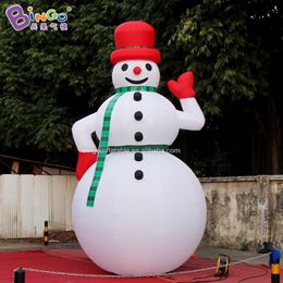 Inflation gonflable Inflation de Snow Cartoon Snow Ball Personnage pour la décoration d'événement de fête de Noël Toys Sport