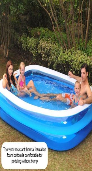 Piscine gonflable adultes enfants piscine baignoire extérieure intérieure natation maison ménage bébé résistant à l'usure épais 11965551