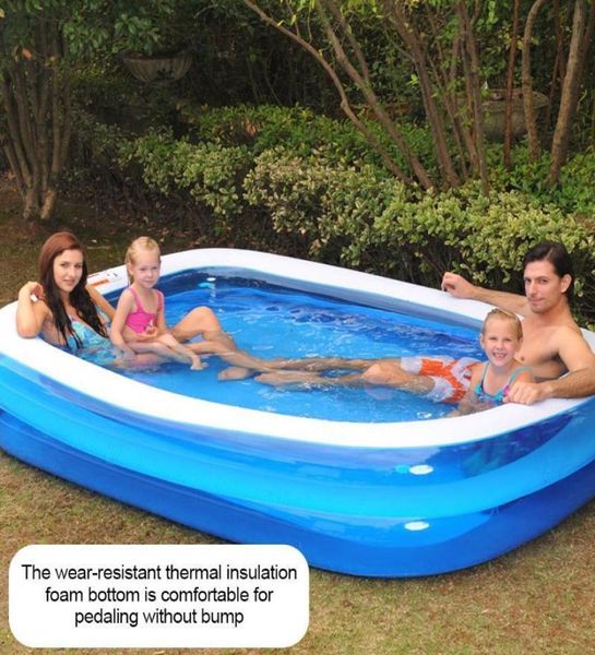 Piscine gonflable adultes enfants baignoires de piscine baignade extérieure nage intérieure maison maison bébé usure résistant 1054496