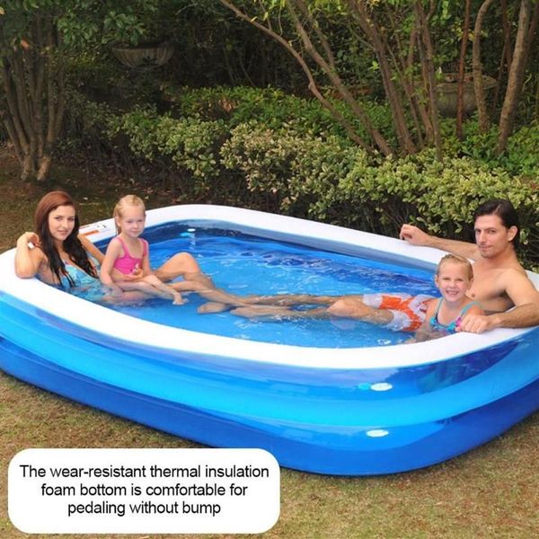 Piscine gonflable pour adultes et enfants, baignoire d'extérieur et d'intérieur, résistante aux vêtements de bébé, épaisse 208P