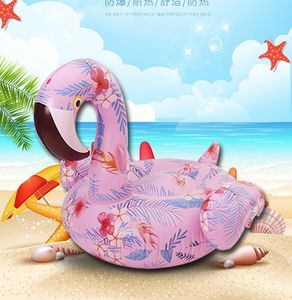 Opblaasbare Zwemmen Ring Matras Cartoon Gedrukt Flamingo Swan Pool Air Matrassen Float Speelgoed Water Speelgoed voor kinderen Volwassen Zwemmende Buizen