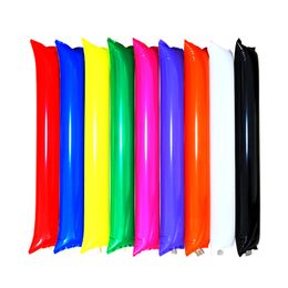 Sticks de tonnerre gonflable Bam Bam Noisemakers gonflables Cheerleading Plastic Clap Hands Encourage des bâtons Basketball Football Party Sport Team Spirit W0083