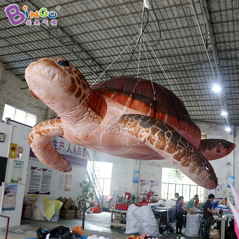 Modelo de aire de tortuga inflable tortuga, tortuga, tortuga, delfín, ballena, simulación de tiburón modelo de dibujos animados de animales