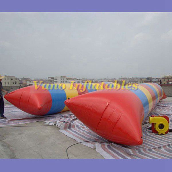 Gonflable Eau Blob Saut Oreiller 5x2 m PVC Eau Jumper Air Bag Jeu Gonflable Trampoline Eau Jouets Pompe Gratuite Livraison Gratuite