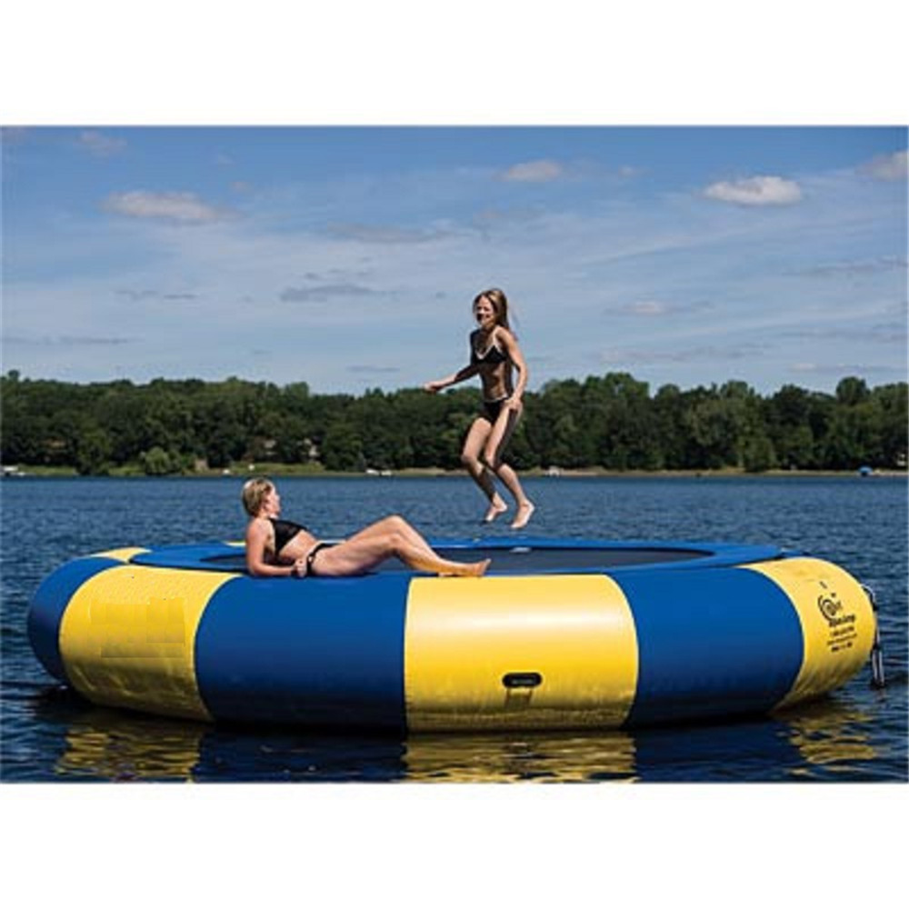 Andere sportartikelen Kinderen Waterpark Opblaasbare Trampoline PVC Splash Patded Bouncer Jumping Bed Summer Toy for Pool Game