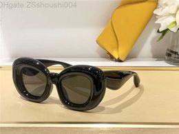 Lunettes de soleil cateye gonflées en nylon modèle 40100 monture en acétate style simple et avant-gardiste lunettes de protection UV400 extérieures haut de gamme AB7O
