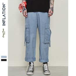 Inflación nuevos hombres pantalones negros masculinos pies atados pantalones streetwear hip hop tobillo atado pantalones japoneses pantalones casuales 9302s 201110