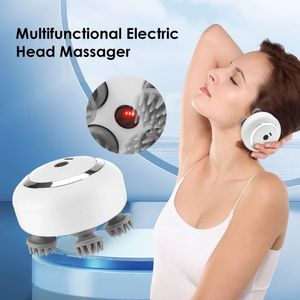 Infrarood elektrische kop massage draadloze hoofdhuidmassage bevordert haargroei lichaam diepe weefsel kneden trillingsmassagekol 240417