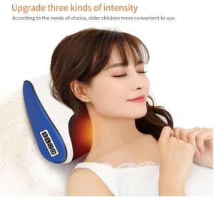 Chauffage infrarouge Nou à l'épaule arrière Corps Massage électrique Pillower Shiatsu Dispositif Cervical Healthy Massageador relaxation1169899