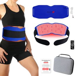 Infrared Led Red Light Therapy Belt 660nm Red Light 850/940nm Infrared Light for Waist Joints Lumbar Back Massager Health Care