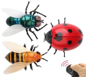 Infrarood RC Ongedierte Afstandsbediening Dierenspeelgoed Slim insect Fly Bee Lieveheersbeestje Prank Grappen Radioroman Grappig speelgoed voor kinderen Onderwijs 2834141