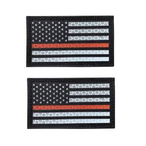Infrarouge Réflexion United USA Flags US Patches IR Flag American Military Tactical Blue Line Patch Biker Finner Badges