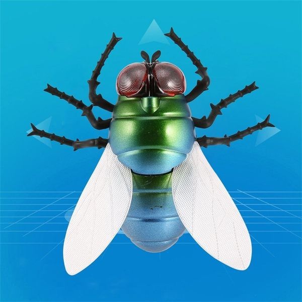 Control remoto infrarrojo Realista Fly RC Animal Fly Insect Toy Gadgets de regalo de electrópsros para niños LJ201105