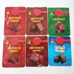 doordrenkte Brownies verpakking zakken 600 mg ca ke leeg che wy fun fetti fudge cho colate sn ack cara mel bites rood fluweel Raqeq