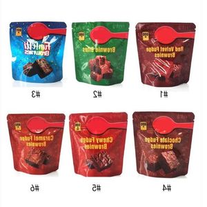 doordrenkt Brow nies verpakking zakken 600mg cake leeg che wy funf etti fud ge chocolaat karamel hapjes rood fluweel Wtfel