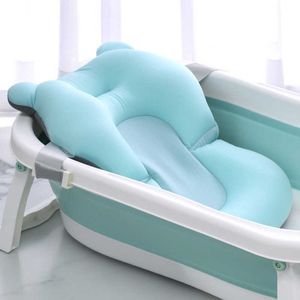 Ing Tubs Asientos Baby Shower Tub Pad Silla Asiento plegable Soporte Mat Recién nacido Bañera Almohada Infantil Antideslizante Suave Comodidad Cojín P230417