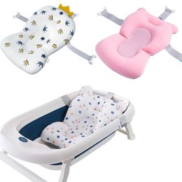 ing Baignoires Sièges Coussin de baignoire portable Sécurité douce Siège de bébé Tapis de soutien Nouveau-né Baignoire Oreiller Infant Anti-Slip Comfort Body Cushion P230417