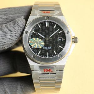 Montre d'affaires décontractée pour homme IngenieurMouvement automatique japonaisMiroir saphirBoîtier en acier inoxydableLumineuxMontre de luxe à trois aiguilles et affichage de la date uniquement