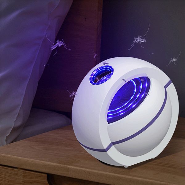 Lampe anti-moustique inhalable photocatalyseur lampe anti-moustique alimentée par USB Non toxique LED piège à insectes lumière lampe anti-moustique muette