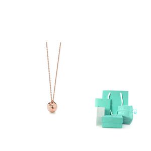 Colliers avec pendentif de styliste initial pour femmes, chaîne de mode, Design Original, marque, cadeaux de vacances pour Couple, avec boîte-cadeau