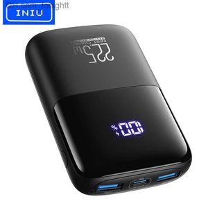 INIU – batterie externe 22.5W, 10000mAh, USB C PD, Charge rapide, Mini chargeur de batterie externe à 3 sorties, pour iPhone 14 13 Pro, tablettes Samsung Q230826