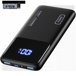 INIU Power Bank 10500mAh Snel opladen Draagbare oplader met telefoonhouder Externe batterij voor iPhone 13 12 Samsung Q230826