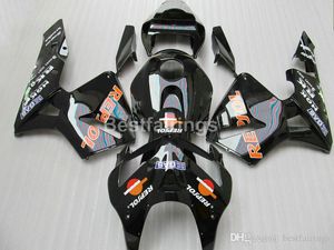 Injectie ABS Plastic Fairing Kit voor HONDA CBR600RR 05 06 Matte Black Fackings Set CBR600RR 2005 2006 FF06