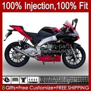 Injection Body For Aprilia RSV4 RSV-1000 RSV 1000 R RSV1000R 39No.24 RSV1000 R RR 09 10 11 12 13 14 15 RSV1000RR 2009 2010 2011 2012 2013 2014 2015 Fairing Red Black