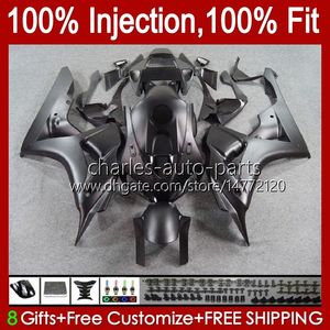 Molde de inyección 100% Fit para HONDA Body CBR 1000 RR CC 1000RR 1000CC 06-07 Carrocería 59No.10 CBR1000 RR CBR1000RR 06 07 CBR1000-RR 2006 2007 Kit de carenado OEM negro mate