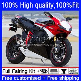 Bodys d'injection pour Ducati 848R 1098R 1198R 848 1098 1198 Red Hot Blk S R 07 08 09 10 11 12 14NO.54 Bodywork 848S 1098S 1198S 2007 2008 2008 2010 2012 Kit de camerage OEM 2012 2012