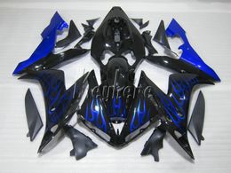 Kit de carenado de carrocería de inyección para Yamaha YZF R1 04 05 06 conjunto de carenados azul negro YZFR1 2004 2005 2006 IT24