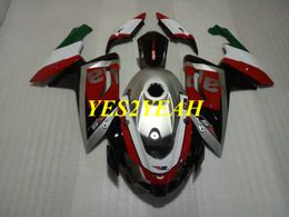 Injectie Fairing Body Kit voor Aprilia RS125 06 07 08 09 10 11 Rs 125 2006 2011 Silver Red Black Backings Carrosserie AA10
