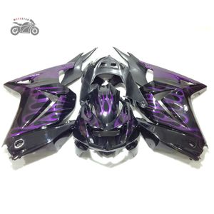 Ensemble de carénages d'injection pour Kawasaki Ninja 250R ZX250R ZX 250 2008-2014 EX250 08-14 carrosserie de carénage de moto de course sur route violet AB5