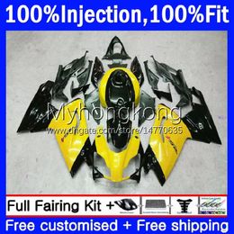 Injection pour Aprilia RSV125RR RSV 125 RS 125 RR 125RR RSV-125 12-16 Corps 12No.125 RS125 R RSV125 12 13 14 2015 2016 RS-125 RS4 Blk jaune chaud 2012 2013 2014 15 16 OEM Carénage