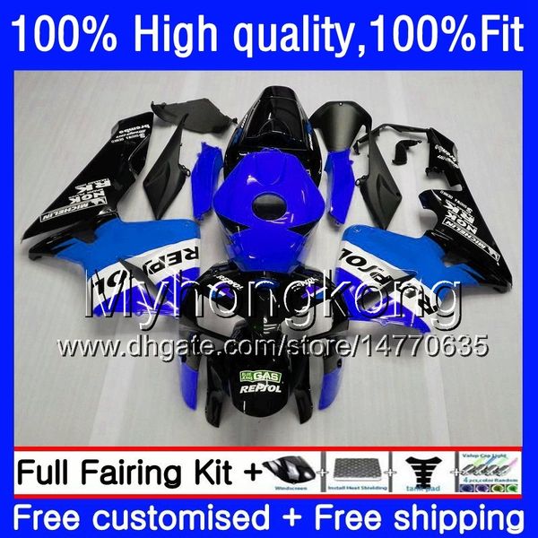 Injection Pour HONDA CBR 600RR CBR600F5 CBR600RR 2005 2006 48HM.256 CBR600 RR 05-06 CBR 600 CC 600F5 Bleu Repsol 600CC F5 05 06 Carénage OEM