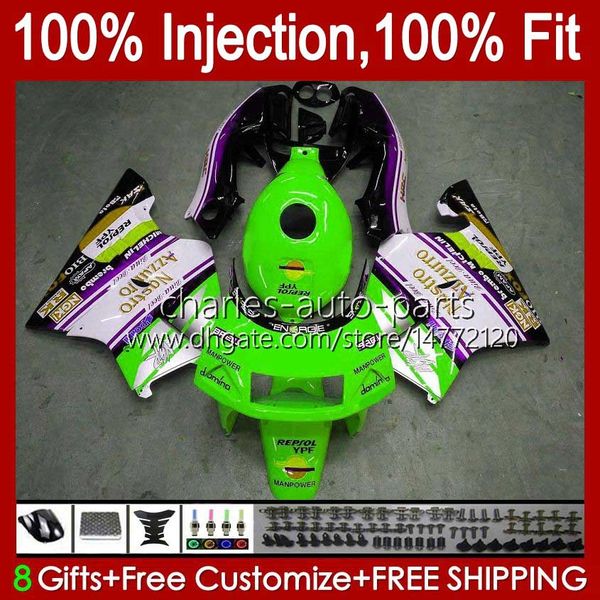 Injection Pour HONDA MC28 PGM4 NSR250R 102HC.114 vert brillant NSR 250 250R 94 95 96 97 98 99 NSR250 R 1994 1995 1996 1997 1998 1999 Carénages