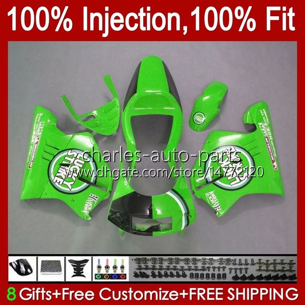 Injection Pour HONDA NSR250R vert chanceux NSR 250 250R 102HC.221 NSR250 R 1994 1995 1996 1997 1998 1999 MC28 PGM4 94 95 96 97 98 99 Carénage