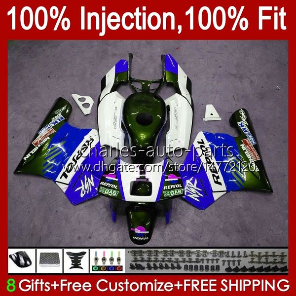 Injection Pour HONDA NSR250R NSR 250 250R 102HC.229 bleu brillant NSR250 R 1994 1995 1996 1997 1998 1999 MC28 PGM4 94 95 96 97 98 99 Carénage