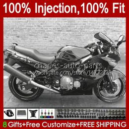 Injectie voor Kawasaki Ninja ZZR400 ZZR600 1993 1994 1995 1996 1997 1998 1999 07 84HC.173 ZZR 400 600 ZZR-400 2001 2002 2003 2004 2005 2006 2007 Verkleiningen Grijze vlammen