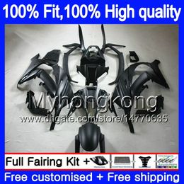 Inyección para KAWASAKI ZX1000 ZX 10 R 2011 2012 2013 2014 2015 218MY.20 ZX 10R 1000CC ZX-10R ZX10R 11 12 13 14 15 OEM Carenados negros mate