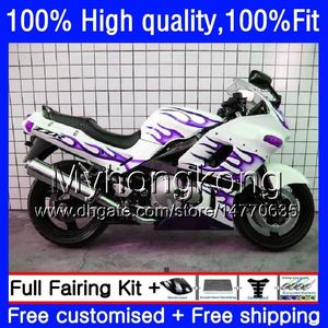 Injectie voor Kawasaki ZZR400 2001 2002 2003 2004 2005 2006 2007 54HM.176 ZZR-400 ZZR600 ZZR 400 93 95 96 97 Purple White 98 99 00 Valerijen