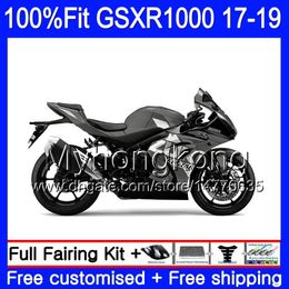 Injectie voor Suzuki GSX R1000 K17 GSX-R1000 GSXR 1000 331HM.72 L7 L8 GSXR-1000 GSXR1000 17 18 19 2017 2018 2019 OEM Fairing Nice New Gray