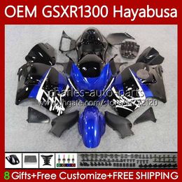 Injectie voor Suzuki GSX R1300 Hayabusa GSXR 1300 cc 14 15 16 17 18 19 Body 77NO.247 GSXR-1300 1300CC 08-19 Blauw Zwart GSXR1300 08 2009 2009 2010 2011 2012 2013 Kuip