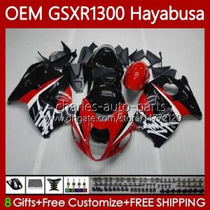 Injectie voor Suzuki GSX R1300 Hayabusa GSXR 1300 CC 14 15 16 17 18 19 Body 77NO.236 GSXR-1300 1300CC Rood Zwart 08-19 GSXR1300 08 2008 2009 2010 2011 2012 2013 Kuip