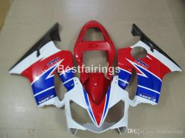 Injectie Mold ABS Plastic Fairing Kit voor Honda CBR600 F4I 01 02 03 Rood Wit Blue Backings CBR600F4I 2001 2002 2003 HW16