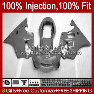 Injectie Mold Lichaam voor HONDA CBR 600 F4 FS CC 600F4 600FS 99-00 Carrosserie 54NO.198 CBR600F4 CBR600FS 1999 2000 CBR600 F4 600CC 99 00 100% Fit OEM Glanzend Grijze Valvormingen