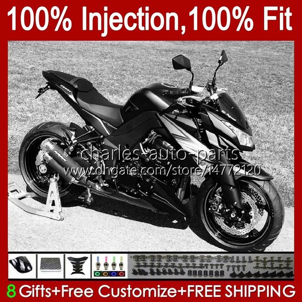 Corps de moulage par injection pour KAWASAKI NINJA Z 1000 R Z-1000 10 11 12 13 ans Carrosserie 15No.58 Z-1000R Z1000 2010 2011 2012 2013 Z1000R 2010-2013 Kit de carénage OEM couleur mate