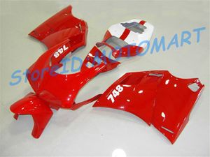 Molde de inyección Carenados completos para Ducati 748 916 996 998 2003 2004 2005 Dukati 748 916 996 998 03 04 05 Motocicleta roja DUC01