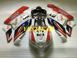 Injectie Mold Fairing Body Kit voor DUCATI 749 999 05 06 DUCATI 749 999 2005 2006 Rood Wit Backings Carrosserie + Geschenken DD52